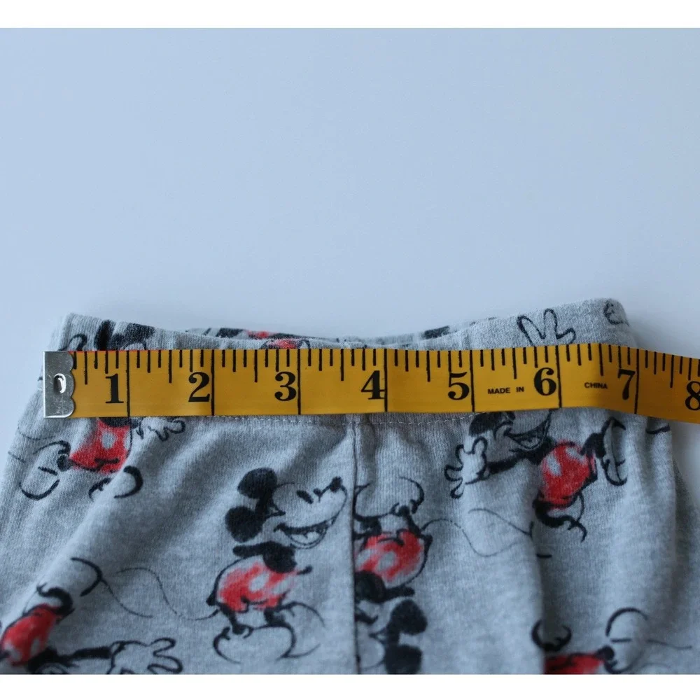 Kids Disney Mickey Mouse Pajama Set Long Sleeve‎ Pants Gray 18M